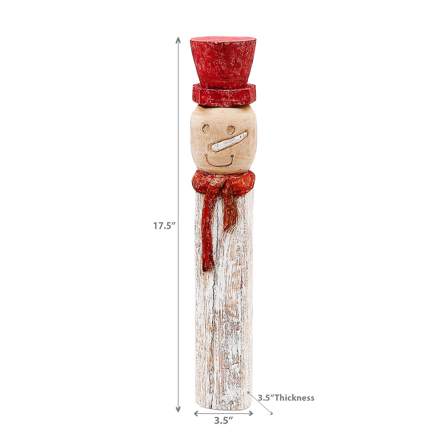 Image 810599_ALTMORE2.jpg, Product 810-599 / Price $94.97, Christmas Nilgiri Wood Snowman With Top Hat Totem Pole from Maison Concepts on TSC.ca's Home & Garden department