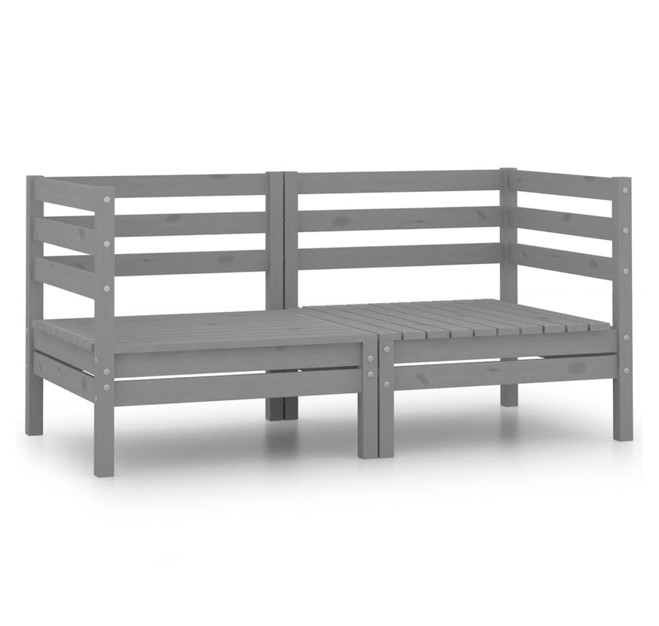 Gray Gray Gray Gray Gray Sofa Solid Pine Wood