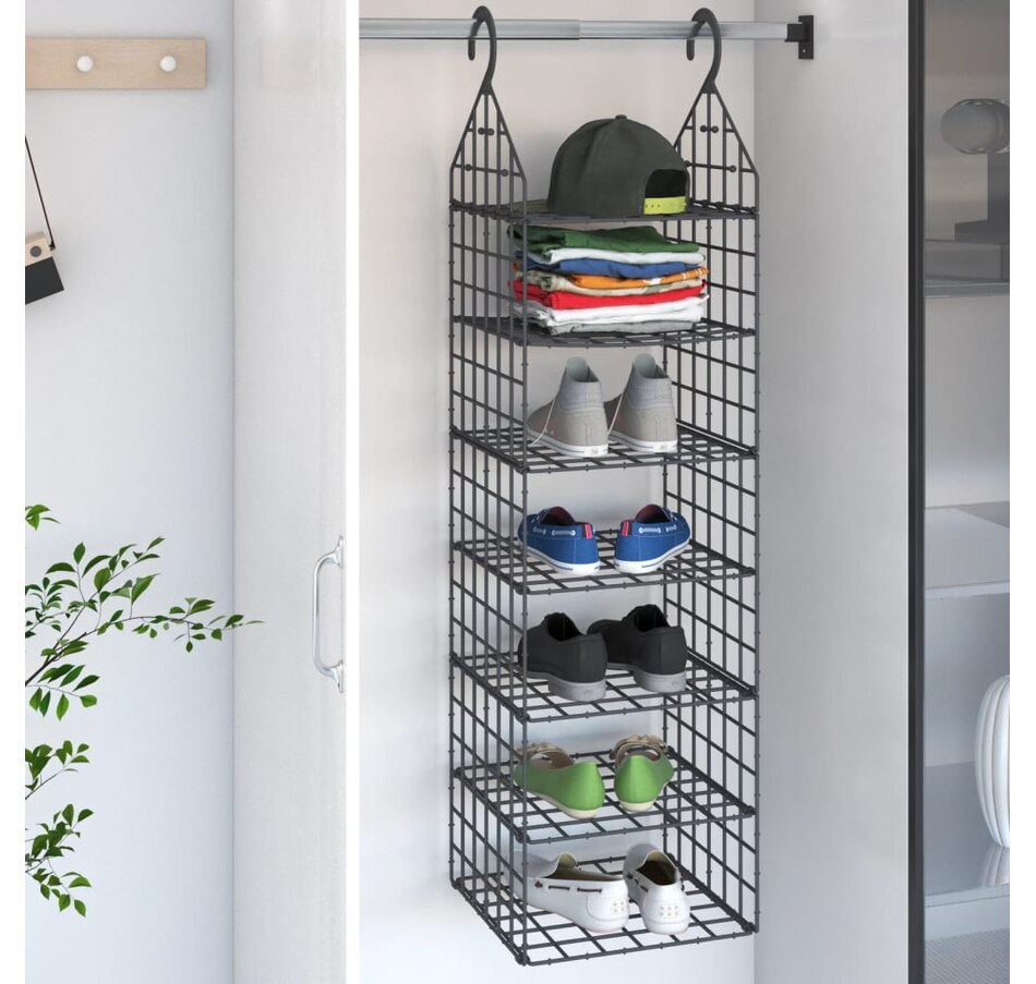 Hanging Closet Organizer with 7 Shelves