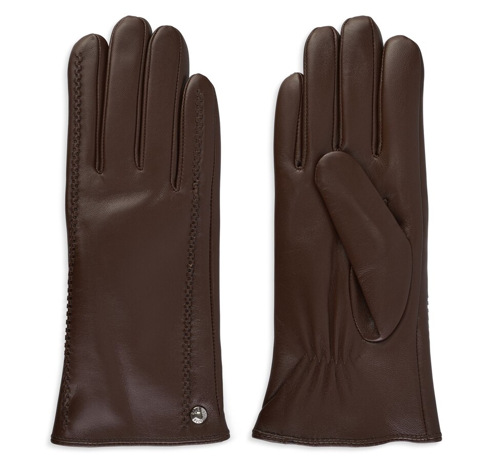 Club Rochelier Ladies Animal Print Glove with Faux Fur Cuff main image 1