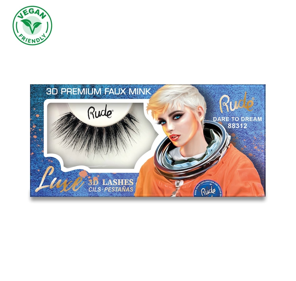 Image 821057.jpg, Product 821-057 / Price $46.18, Rude Luxe 3D Premium Faux Mink Lashes - Dare To Dream from Avera Group on TSC.ca's Beauty department