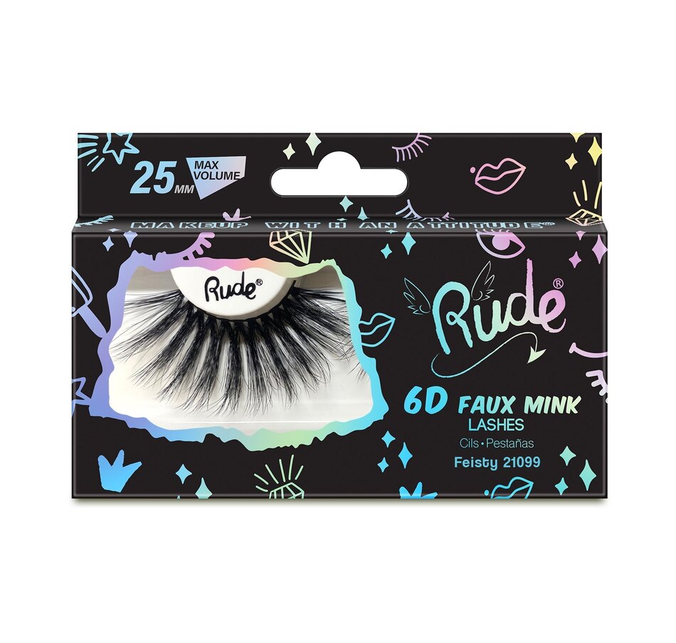 RUDE Faux Mink 6D Lashes - Feisty