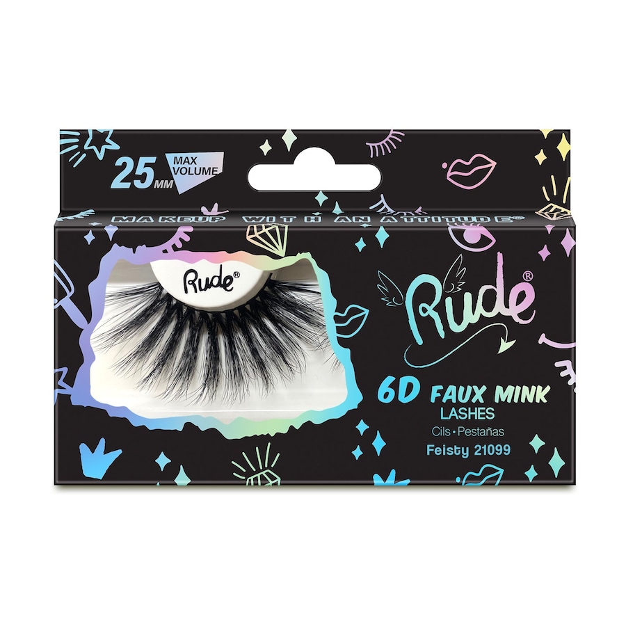 Image 822264.jpg, Product 822-264 / Price $42.86, RUDE Faux Mink 6D Lashes - Feisty from Avera Group on TSC.ca's Beauty department