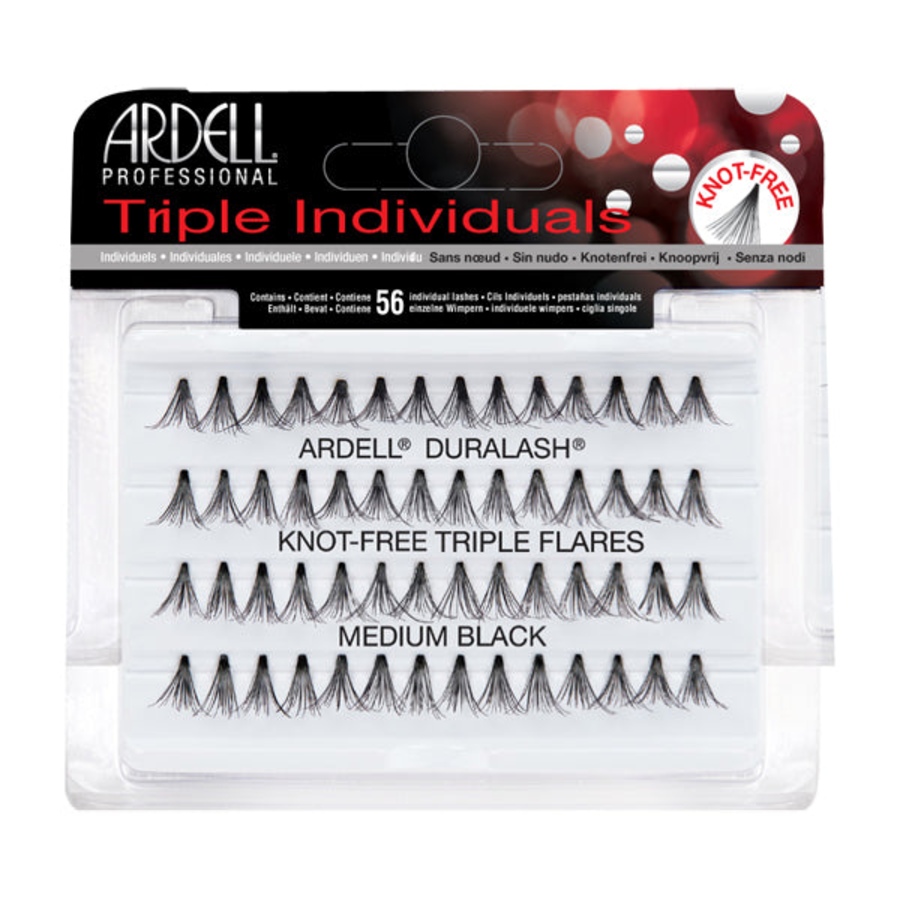 Image 824555.jpg, Product 824-555 / Price $41.31, Ardell Triple Individuals Knot-Free Triple Flares - Medium Black from Avera Group on TSC.ca's Beauty department