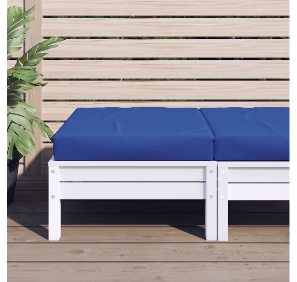 Blue oxford fabric pallet cushion