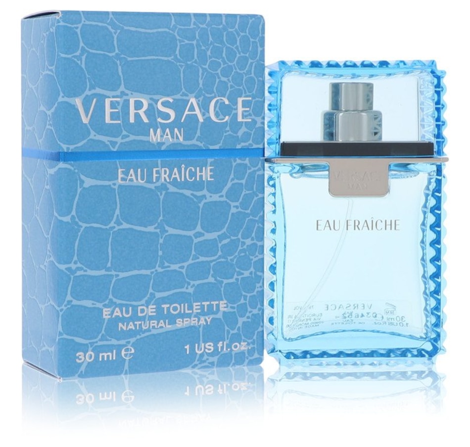 Versace Man by Versace Eau Fraiche Eau De Toilette Spray (Blue) 1 oz for Men