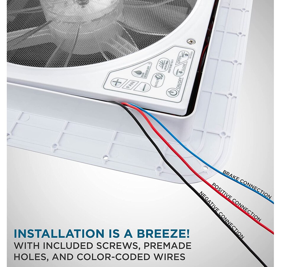 Image 829852_ALTMORE3.jpg, Product 829-852 / Price $299.99, Hike Crew 14” RV Roof Vent Fan, 6-Speed RV Fan with Remote, Rain Sensor and More - White Lid from Hike Crew on TSC.ca's Home & Garden department