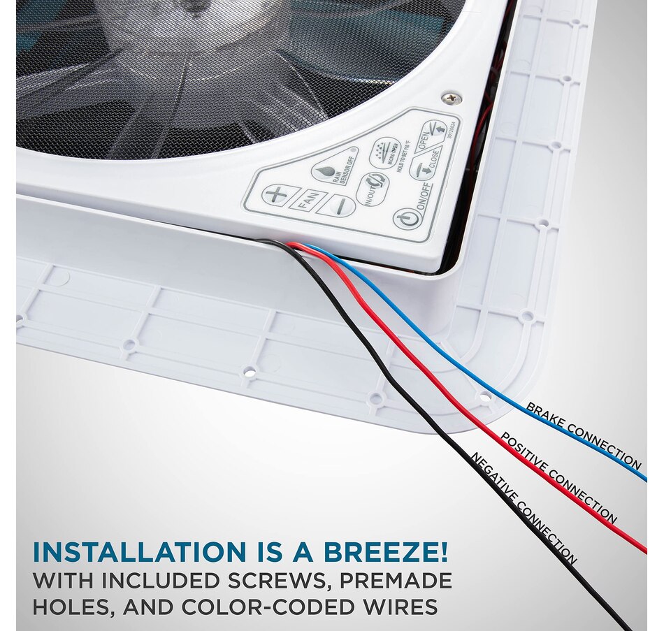 Image 829852_ALTMORE8.jpg, Product 829-852 / Price $299.99, Hike Crew 14” RV Roof Vent Fan, 6-Speed RV Fan with Remote, Rain Sensor and More - White Lid from Hike Crew on TSC.ca's Home & Garden department