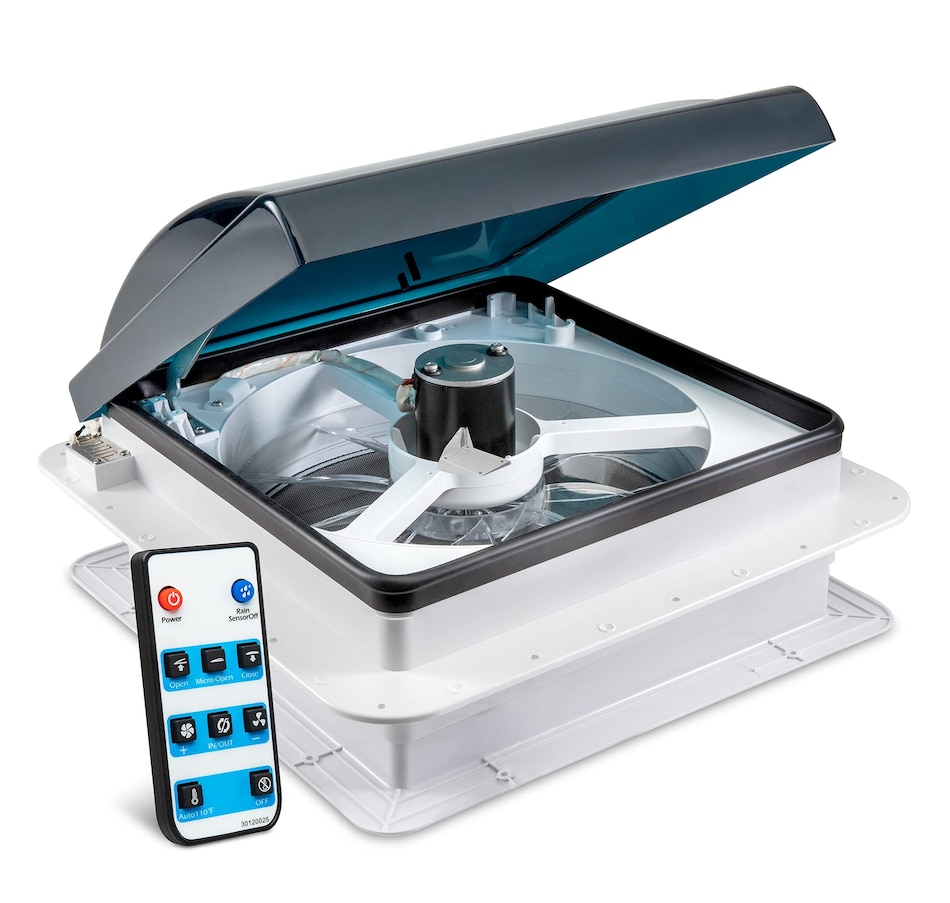 Image 829852_ST02.jpg, Product 829-852 / Price $299.99, Hike Crew 14” RV Roof Vent Fan, 6-Speed RV Fan with Remote, Rain Sensor and More - White Lid from Hike Crew on TSC.ca's Home & Garden department