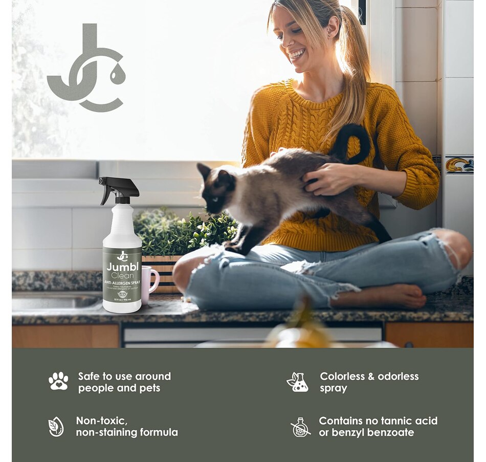 Image 829857_ALTMORE2.jpg, Product 829-857 / Price $26.99, JumblClean Unscented Anti Allergen Spray - Eco-Friendly Household Cleaner - 32 fl oz (946 ml) from Jumbl on TSC.ca's department