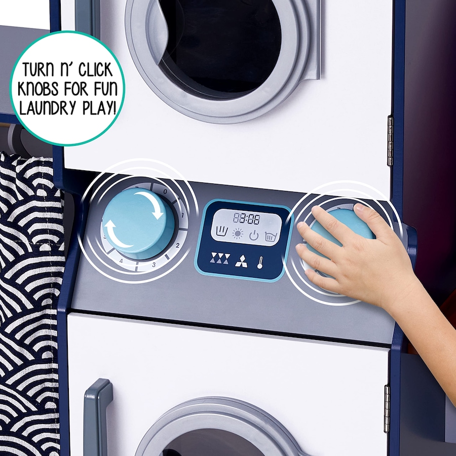 Image 829858_ALTMORE7.jpg, Product 829-858 / Price $249.99, Lil’ Jumbl Kids Washer and Dryer Playset, Wooden Laundry Play Set for Kids w/Iron, Hangers & More from Jumbl on TSC.ca's Toys & Hobbies department