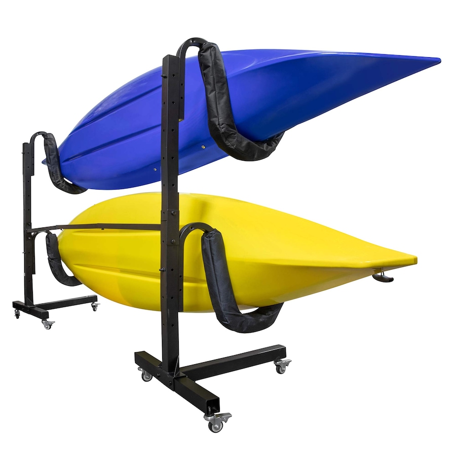 Image 829861_ALTMORE1.jpg, Product 829-861 / Price $259.99, RaxGo Freestanding 2 Kayak Rack, Heavy Duty Kayak Stand for Indoor, Outdoor, or Dock - With Wheels from Raxgo on TSC.ca's Health & Fitness department