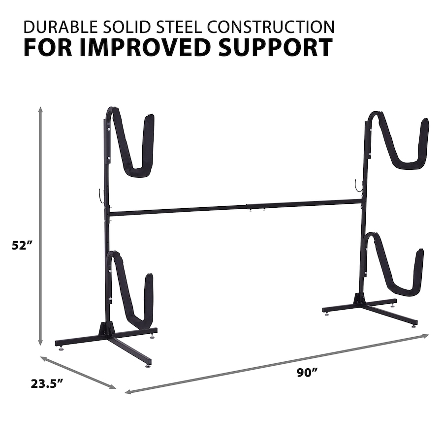 Image 829861_ALTMORE7.jpg, Product 829-861 / Price $259.99, RaxGo Freestanding 2 Kayak Rack, Heavy Duty Kayak Stand for Indoor, Outdoor, or Dock - With Wheels from Raxgo on TSC.ca's Health & Fitness department