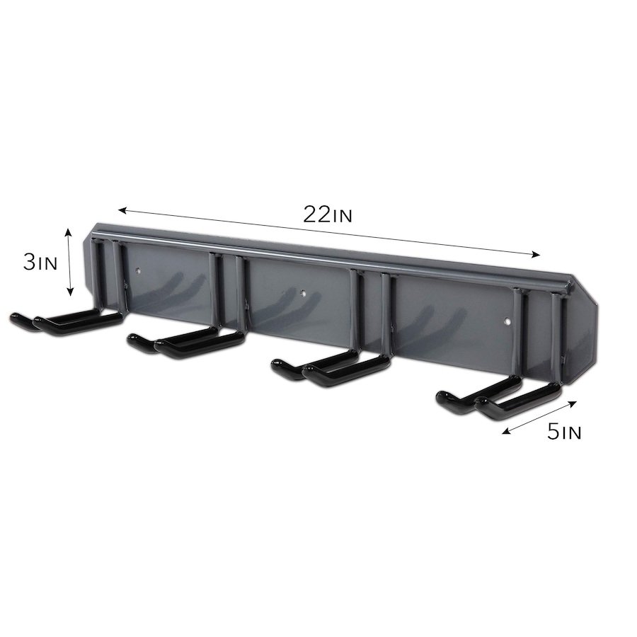 Image 829870_ALTMORE10.jpg, Product 829-870 / Price $44.99, RaxGo Wall Mounted Ski Rack, Holds 2 Pairs of Skis & Skiing Poles or Snowboard, Set of 2 Hooks from Raxgo on TSC.ca's Health & Fitness department