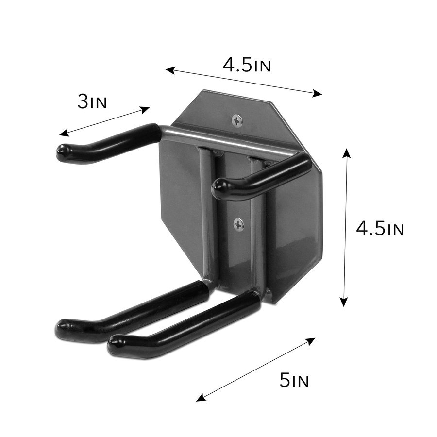 Image 829870_ALTMORE5.jpg, Product 829-870 / Price $44.99, RaxGo Wall Mounted Ski Rack, Holds 2 Pairs of Skis & Skiing Poles or Snowboard, Set of 2 Hooks from Raxgo on TSC.ca's Health & Fitness department