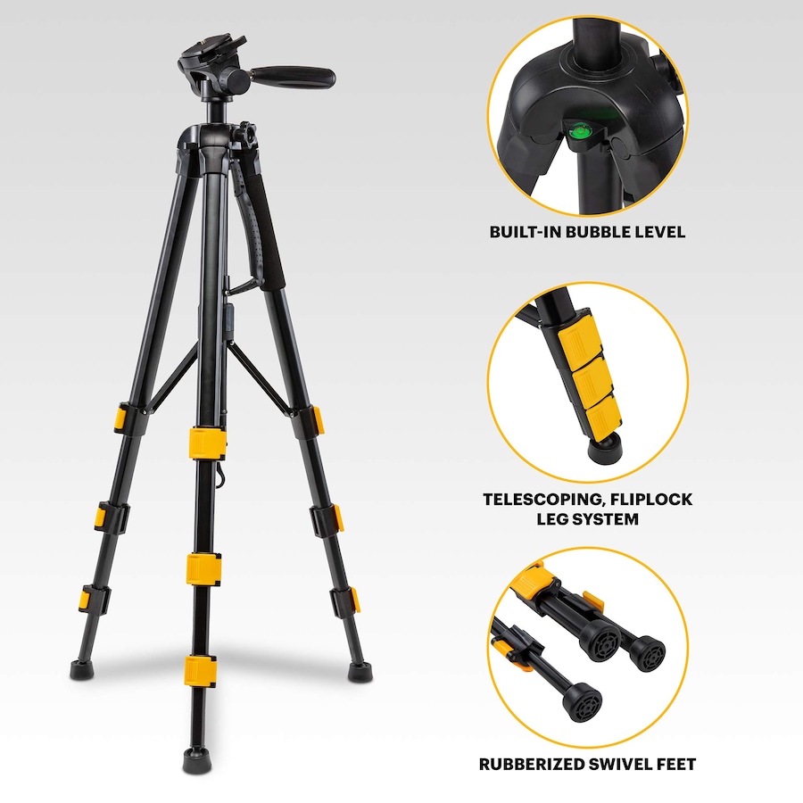 Image 829885_ALTMORE5.jpg, Product 829-885 / Price $59.98, Kodak PhotoGear 2-in-1 Camera Tripod & Monopod with 70” 4-Section Flip-Lock Tripod & Swivel Head from Kodak on TSC.ca's Electronics department