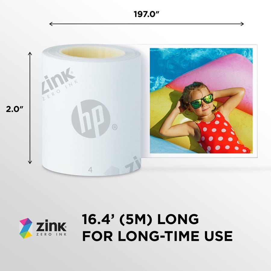 Image 829886_ALTMORE1.jpg, Product 829-886 / Price $56.99, HP Sprocket Panorama 16.4' (5 Meter) Zink Paper Roll, Sticky Backed Photo Paper Roll from HP - Hewlett Packard on TSC.ca's Electronics department