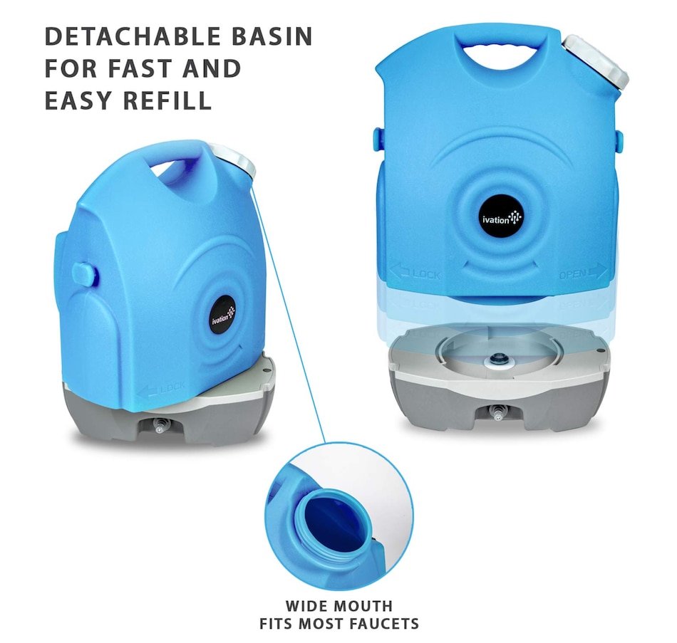 Image 829888_ALTMORE2.jpg, Product 829-888 / Price $279.99, Ivation Multipurpose Portable Washer w/Water Tank, Rechargeable Battery Electric Pressure Washer Gun from Ivation on TSC.ca's Beauty department