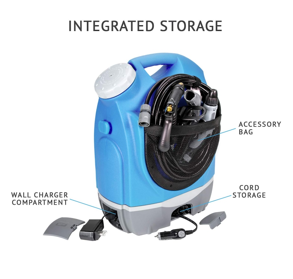 Image 829888_ALTMORE3.jpg, Product 829-888 / Price $279.99, Ivation Multipurpose Portable Washer w/Water Tank, Rechargeable Battery Electric Pressure Washer Gun from Ivation on TSC.ca's Beauty department
