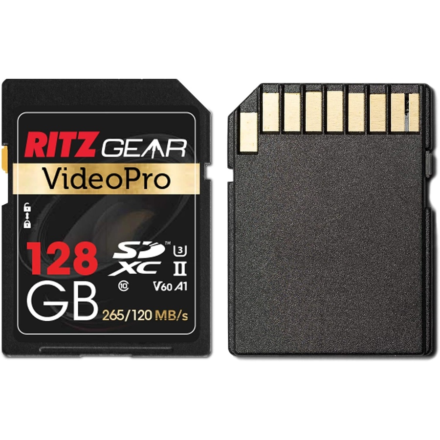 Image 829910_ALTMORE1.jpg, Product 829-910 / Price $37.79 - $79.99, Ritz Gear 256GB High-Speed SDXC UHS-II SD Card, C10, U3, V60, Full-HD & 8K, for DSLR Video Cameras from Ritz Gear on TSC.ca's Electronics department