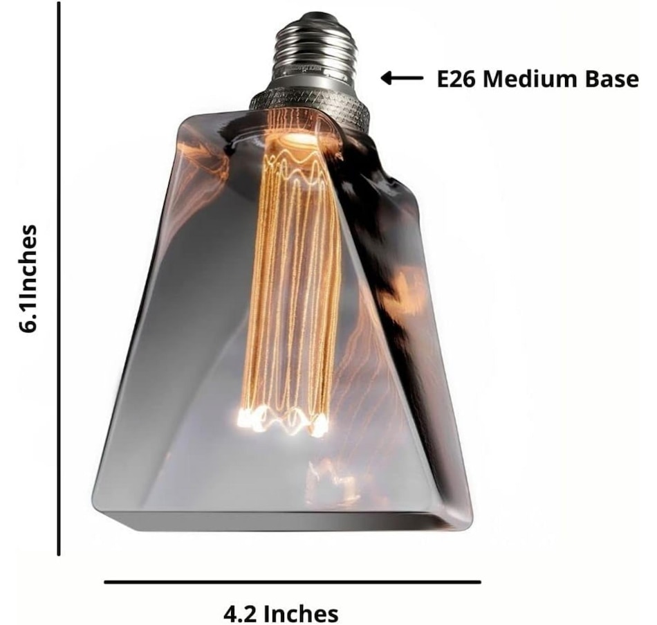 Image 829921_ALTMORE12.jpg, Product 829-921 / Price $29.99, Next Glow Decorative Light bulb Eq 20W, ICE Style Decorative Light Bulbs Shaped E26 55 Lumen - Smokey from Next Glow on TSC.ca's Home & Garden department