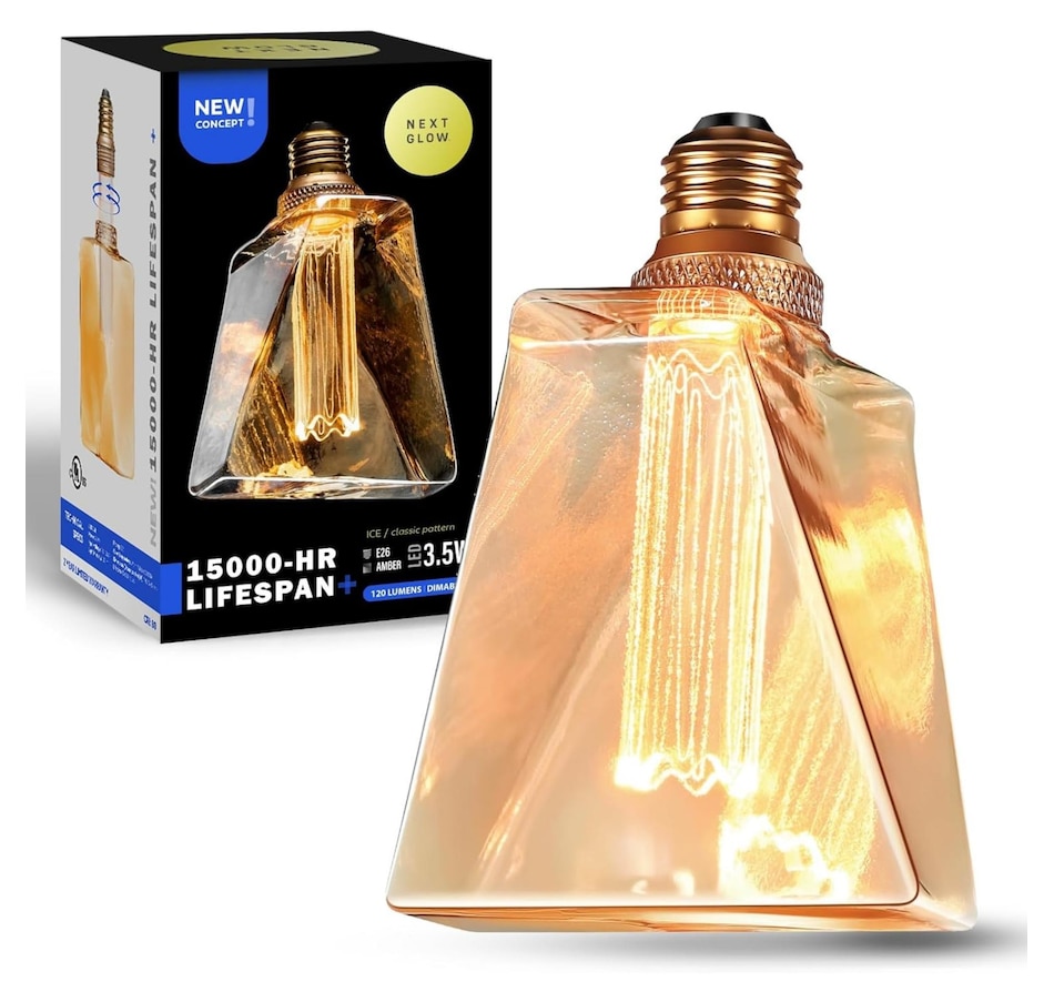 Image 829921_ALTMORE16.jpg, Product 829-921 / Price $29.99, Next Glow Decorative Light bulb Eq 20W, ICE Style Decorative Light Bulbs Shaped E26 55 Lumen - Smokey from Next Glow on TSC.ca's Home & Garden department