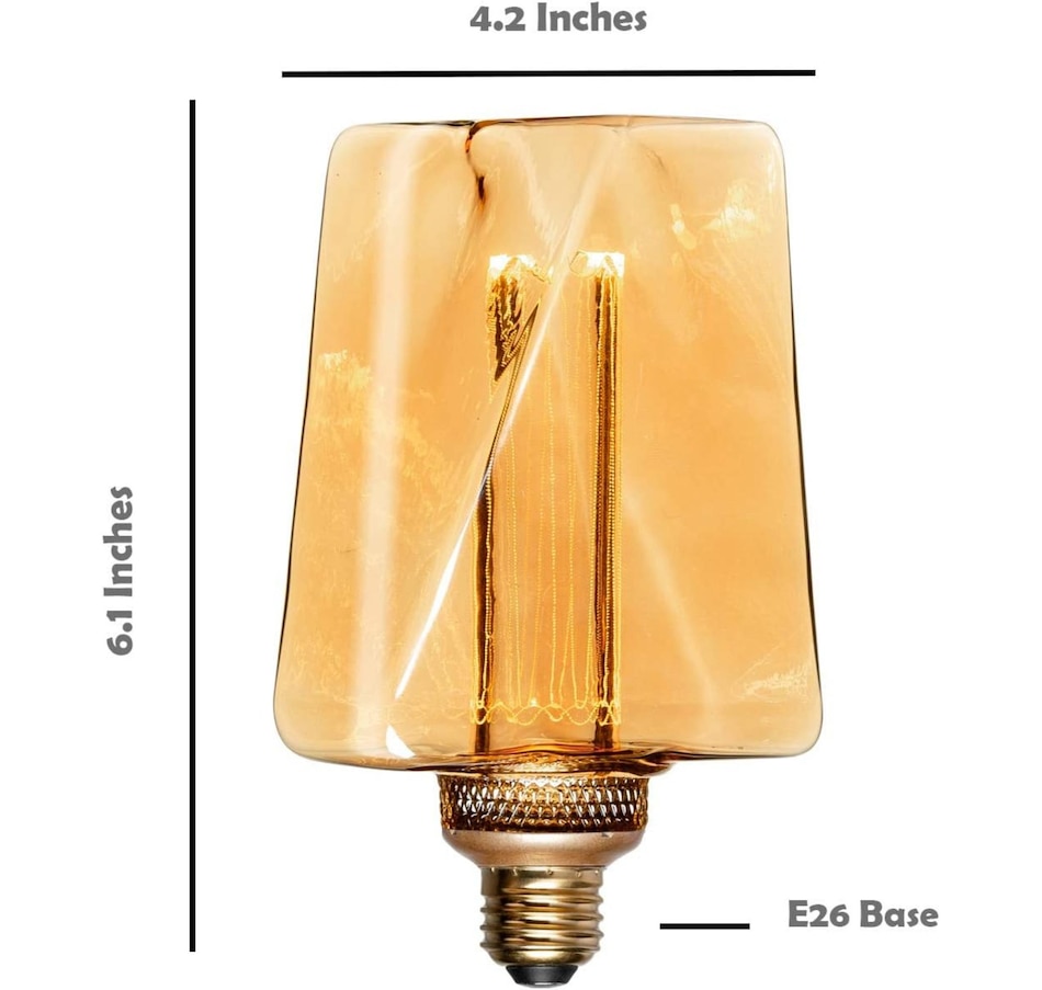 Image 829921_ALTMORE23.jpg, Product 829-921 / Price $29.99, Next Glow Decorative Light bulb Eq 20W, ICE Style Decorative Light Bulbs Shaped E26 55 Lumen - Smokey from Next Glow on TSC.ca's Home & Garden department