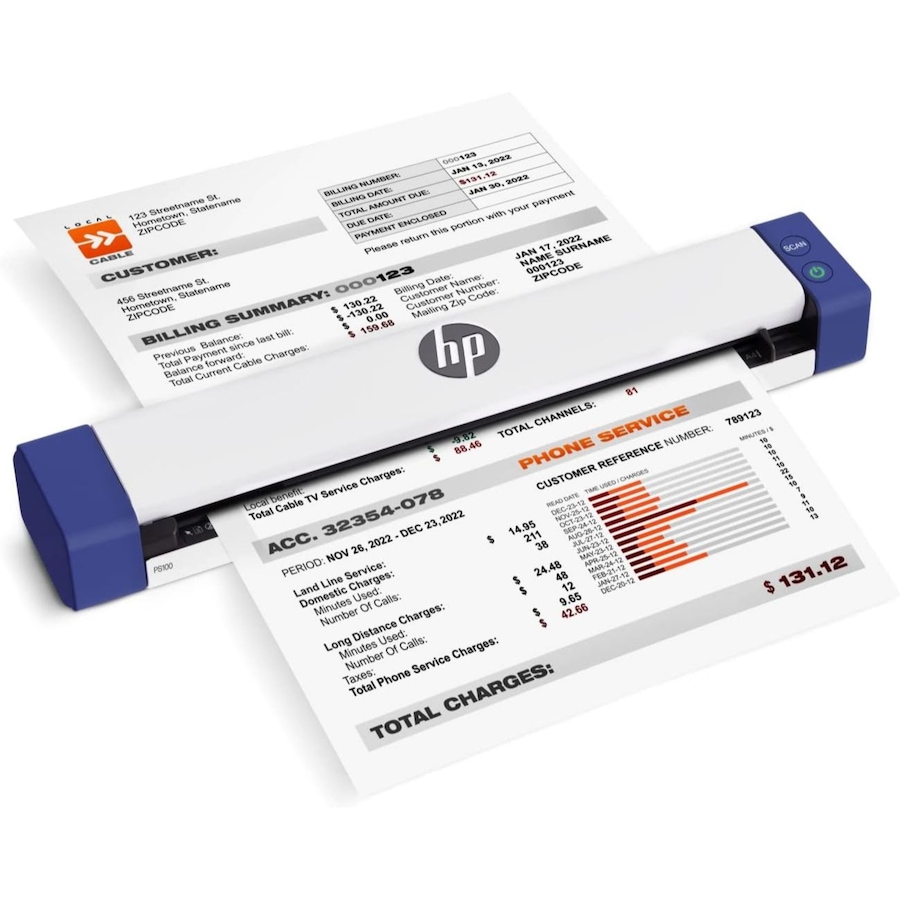 Image 829928_ST01.jpg, Product 829-928 / Price $189.99, HP USB Document Scanner & Photo Scanner, Portable Scanner for 1-Sided Sheetfed Digital Scanning from HP - Hewlett Packard on TSC.ca's Electronics department