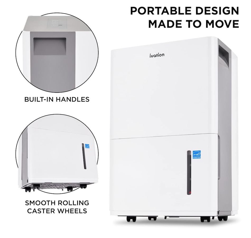 Image 829935_ALTMORE3.jpg, Product 829-935 / Price $599.99, Ivation 4,500 Sq. Ft Energy Star Dehumidifier with Pump, Hose Connector, Humidity Control & More from Ivation on TSC.ca's department