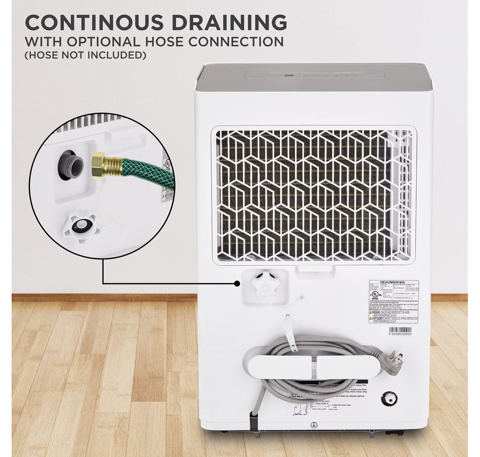 Image 829935_ALTMORE5.jpg, Product 829-935 / Price $599.99, Ivation 4,500 Sq. Ft Energy Star Dehumidifier with Pump, Hose Connector, Humidity Control & More from Ivation on TSC.ca's department