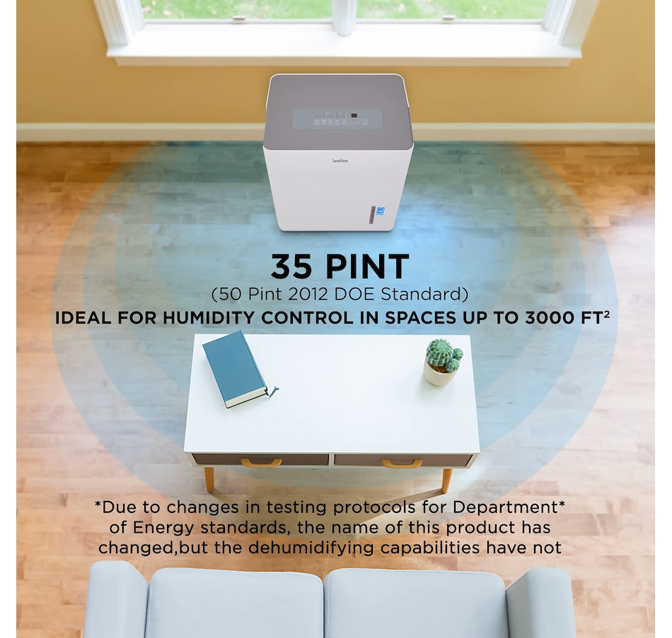 Image 829935_ALTMORE9.jpg, Product 829-935 / Price $599.99, Ivation 4,500 Sq. Ft Energy Star Dehumidifier with Pump, Hose Connector, Humidity Control & More from Ivation on TSC.ca's department