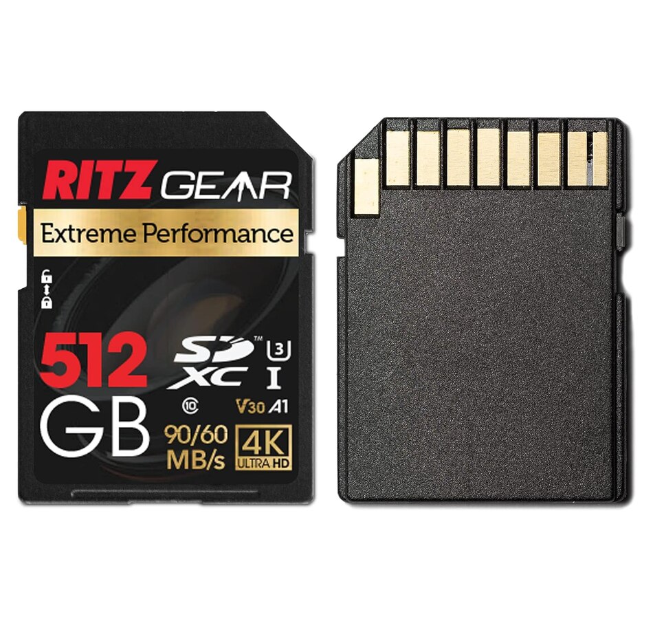 Image 829952_ALTMORE19.jpg, Product 829-952 / Price $29.99 - $34.99, Ritz Gear 128GB High-Speed SDXC UHS-I SD Card, C10, U3, V30, Full-HD & 4K Memory Card from Ritz Gear on TSC.ca's Electronics department