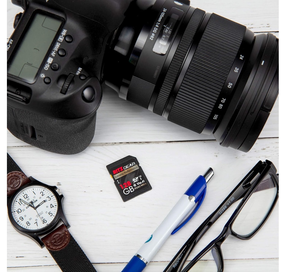 Image 829952_ALTMORE2.jpg, Product 829-952 / Price $29.99 - $34.99, Ritz Gear 128GB High-Speed SDXC UHS-I SD Card, C10, U3, V30, Full-HD & 4K Memory Card from Ritz Gear on TSC.ca's Electronics department