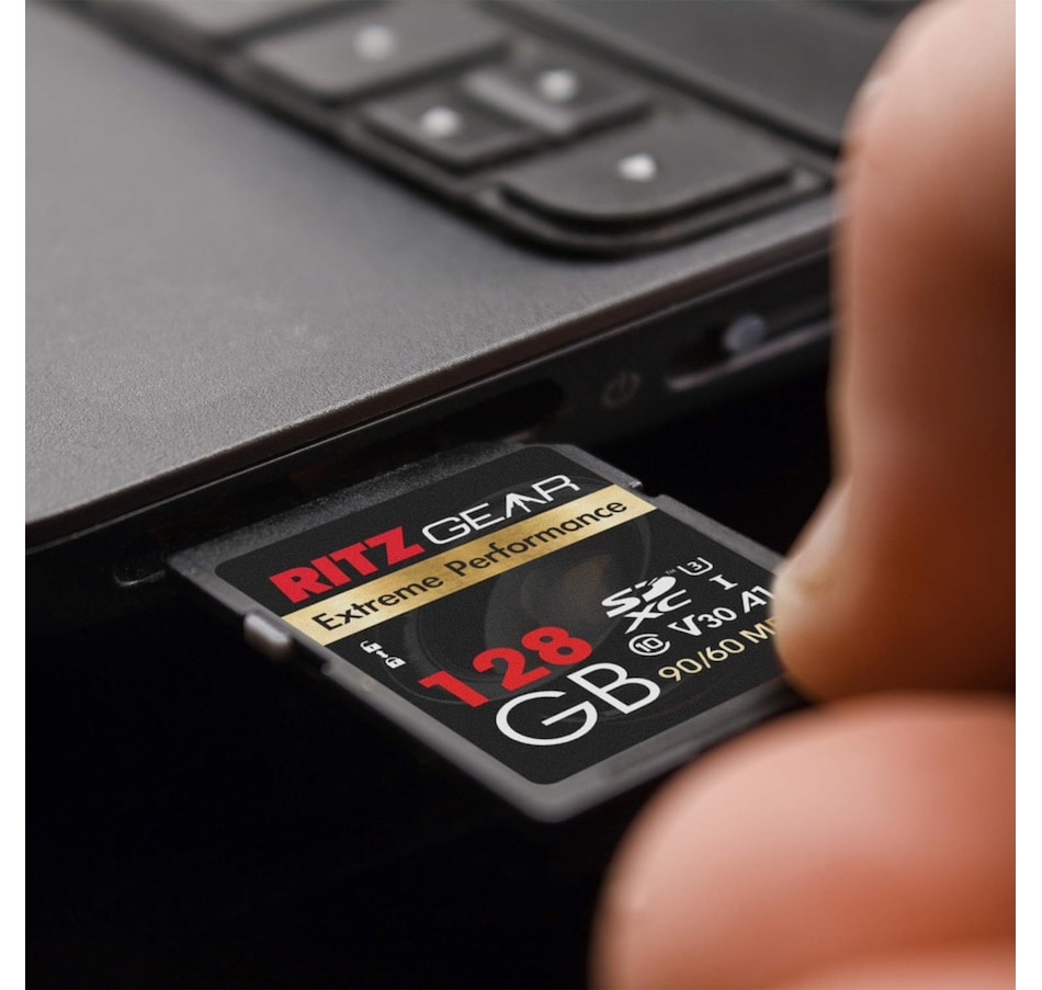 Image 829952_ALTMORE3.jpg, Product 829-952 / Price $29.99 - $34.99, Ritz Gear 128GB High-Speed SDXC UHS-I SD Card, C10, U3, V30, Full-HD & 4K Memory Card from Ritz Gear on TSC.ca's Electronics department