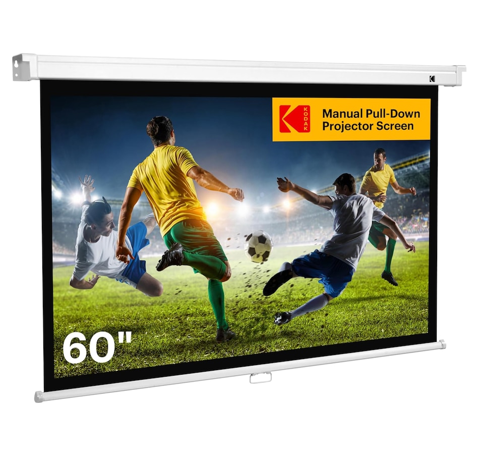Image 829969.jpg, Product 829-969 / Price $224.99 - $234.99, Kodak 92" Manual Pull Down Projector Screen, Large 16:9 Retractable Projector Screen from Kodak on TSC.ca's Home & Garden department