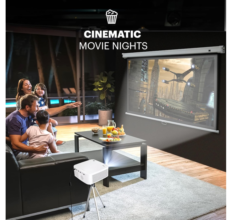 Image 829969_ALTMORE7.jpg, Product 829-969 / Price $224.99 - $234.99, Kodak 92" Manual Pull Down Projector Screen, Large 16:9 Retractable Projector Screen from Kodak on TSC.ca's Home & Garden department