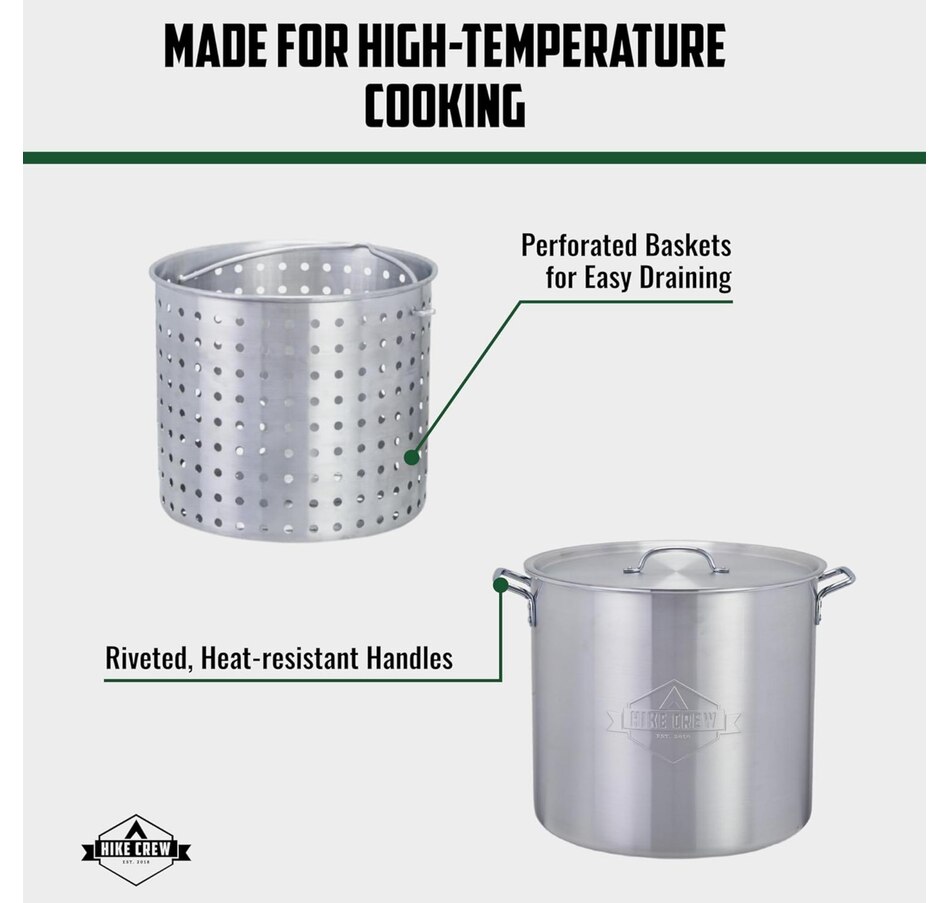 Image 829973_ALTMORE5.jpg, Product 829-973 / Price $239.99, Hike Crew 60QT Outdoor Boiling Kit with Igniter, 110,000 BTU Seafood Boil Set for Crawfish & More from Hike Crew on TSC.ca's Health & Fitness department