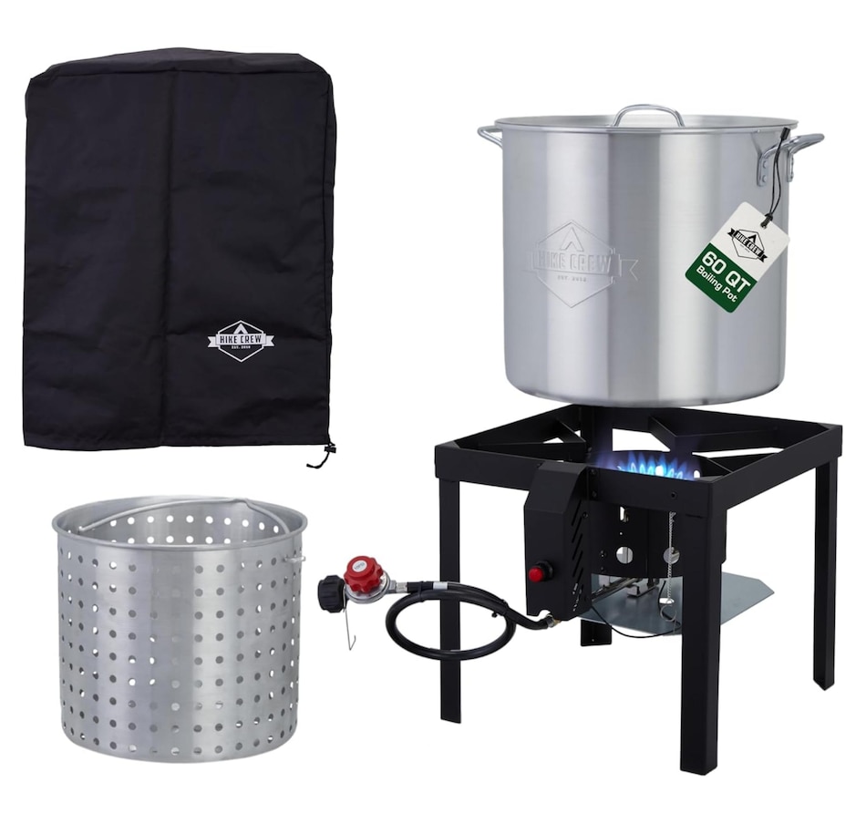 Image 829973_ST01.jpg, Product 829-973 / Price $239.99, Hike Crew 60QT Outdoor Boiling Kit with Igniter, 110,000 BTU Seafood Boil Set for Crawfish & More from Hike Crew on TSC.ca's Health & Fitness department