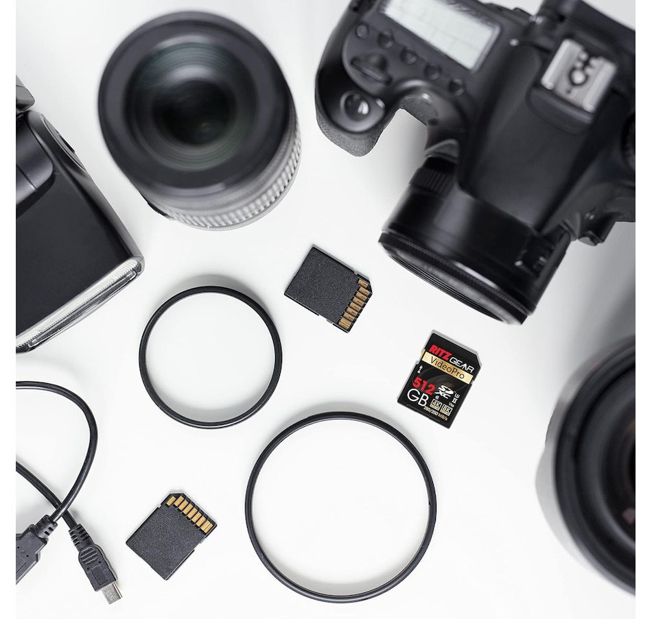 Image 829976_ALTMORE11.jpg, Product 829-976 / Price $89.99 - $149.99, Ritz Gear 128GB High-Speed SDXC UHS-II SD Card, C10, U3, V90, Full-HD & 8K, for DSLR Video Cameras from Ritz Gear on TSC.ca's Electronics department