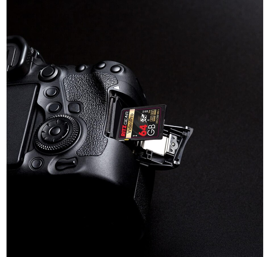 Image 829976_ALTMORE15.jpg, Product 829-976 / Price $89.99 - $149.99, Ritz Gear 128GB High-Speed SDXC UHS-II SD Card, C10, U3, V90, Full-HD & 8K, for DSLR Video Cameras from Ritz Gear on TSC.ca's Electronics department