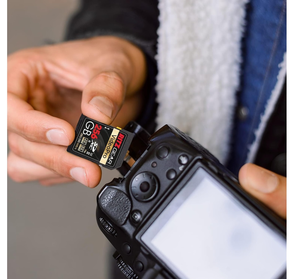 Image 829976_ALTMORE2.jpg, Product 829-976 / Price $89.99 - $149.99, Ritz Gear 128GB High-Speed SDXC UHS-II SD Card, C10, U3, V90, Full-HD & 8K, for DSLR Video Cameras from Ritz Gear on TSC.ca's Electronics department