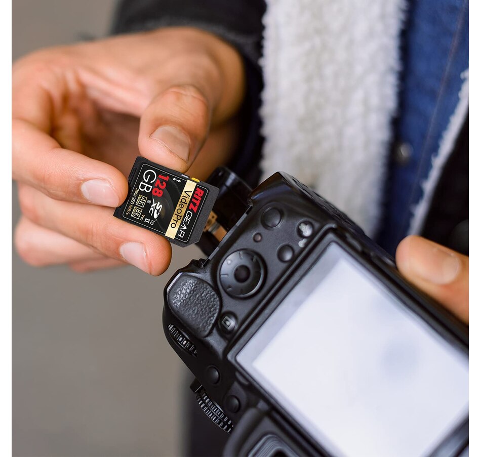 Image 829976_ALTMORE6.jpg, Product 829-976 / Price $89.99 - $149.99, Ritz Gear 128GB High-Speed SDXC UHS-II SD Card, C10, U3, V90, Full-HD & 8K, for DSLR Video Cameras from Ritz Gear on TSC.ca's Electronics department