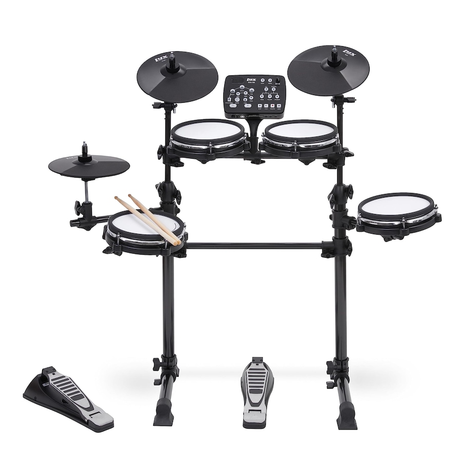 Image 830010_ST01.jpg, Product 830-010 / Price $449.99, LyxJam 7-Piece Electronic Drum Set, Pro Electric Drum Set with Real Mesh Fabric & Sticks Included from LyxPro on TSC.ca's Toys & Hobbies department