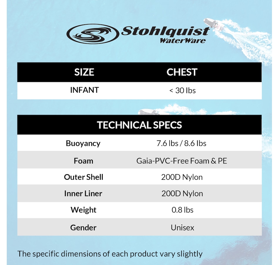 Image 832192_ALTMORE2.jpg, Product 832-192 / Price $94.99, Stohlquist Infant Life Vest - Blue from stohlquist on TSC.ca's Health & Fitness department