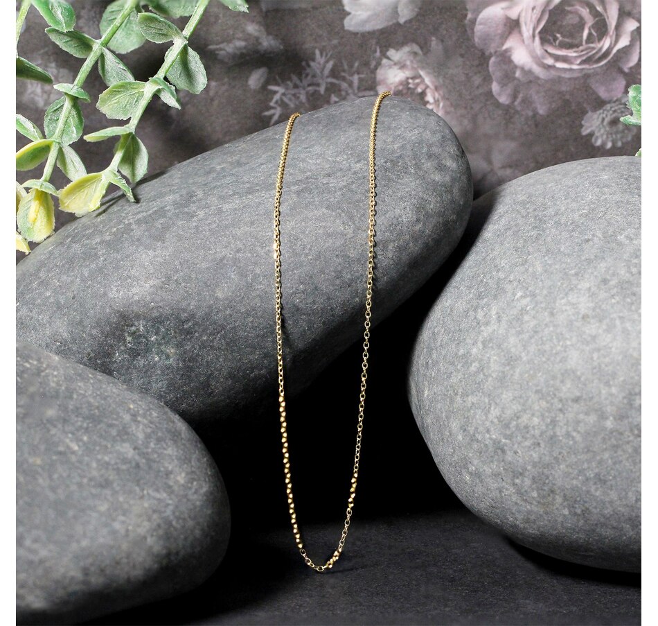 Image 833700_ALTMORE3.jpg, Product 833-700 / Price $752.74, 14K Yellow Gold Diamond Cut Cable Link Chain 0.8Mm from Avera Group on TSC.ca's Jewellery department