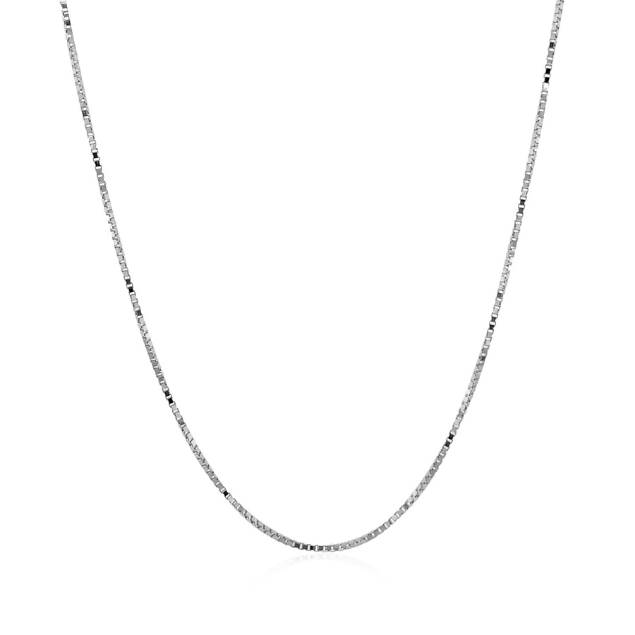 Image 835850_ALTMORE1.jpg, Product 835-850 / Price $1,206.19 - $1,332.00, 14K White Gold Classic Box Chain 0.7Mm from Avera Group on TSC.ca's Jewellery department