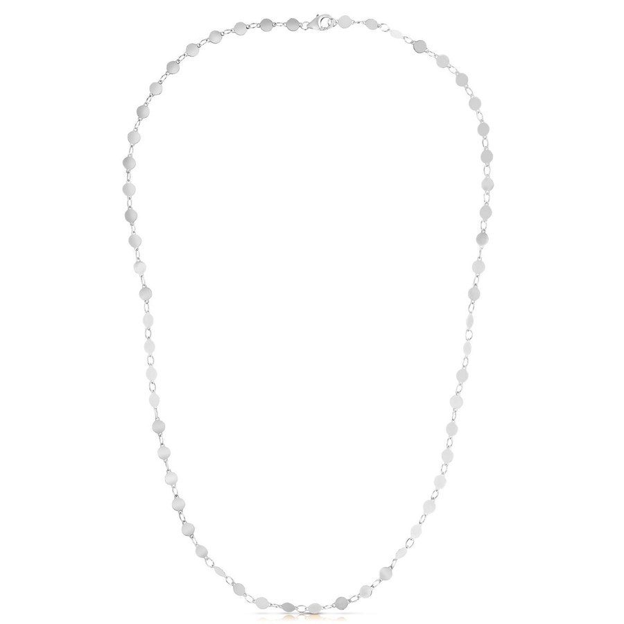 Image 839695_ST01.jpg, Product 839-695 / Price $2,151.75, 14K White Gold Necklace With Polished Circles from Avera Group on TSC.ca's Jewellery department
