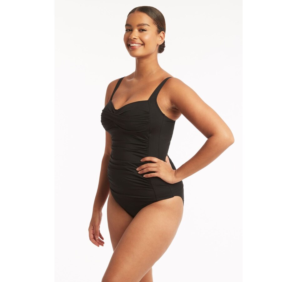 Image 839776_ALTMORE1.jpg, Product 839-776 / Price $158.00, Eco Essentials Twist Front Multifit Singlet Swim Top from Sea Level Swim on TSC.ca's Fashion department