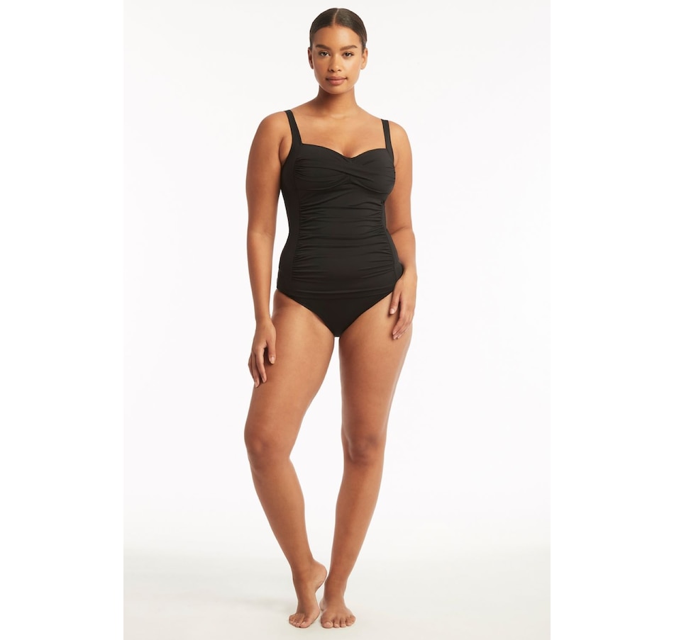 Image 839776_ST01.jpg, Product 839-776 / Price $158.00, Eco Essentials Twist Front Multifit Singlet Swim Top from Sea Level Swim on TSC.ca's Fashion department
