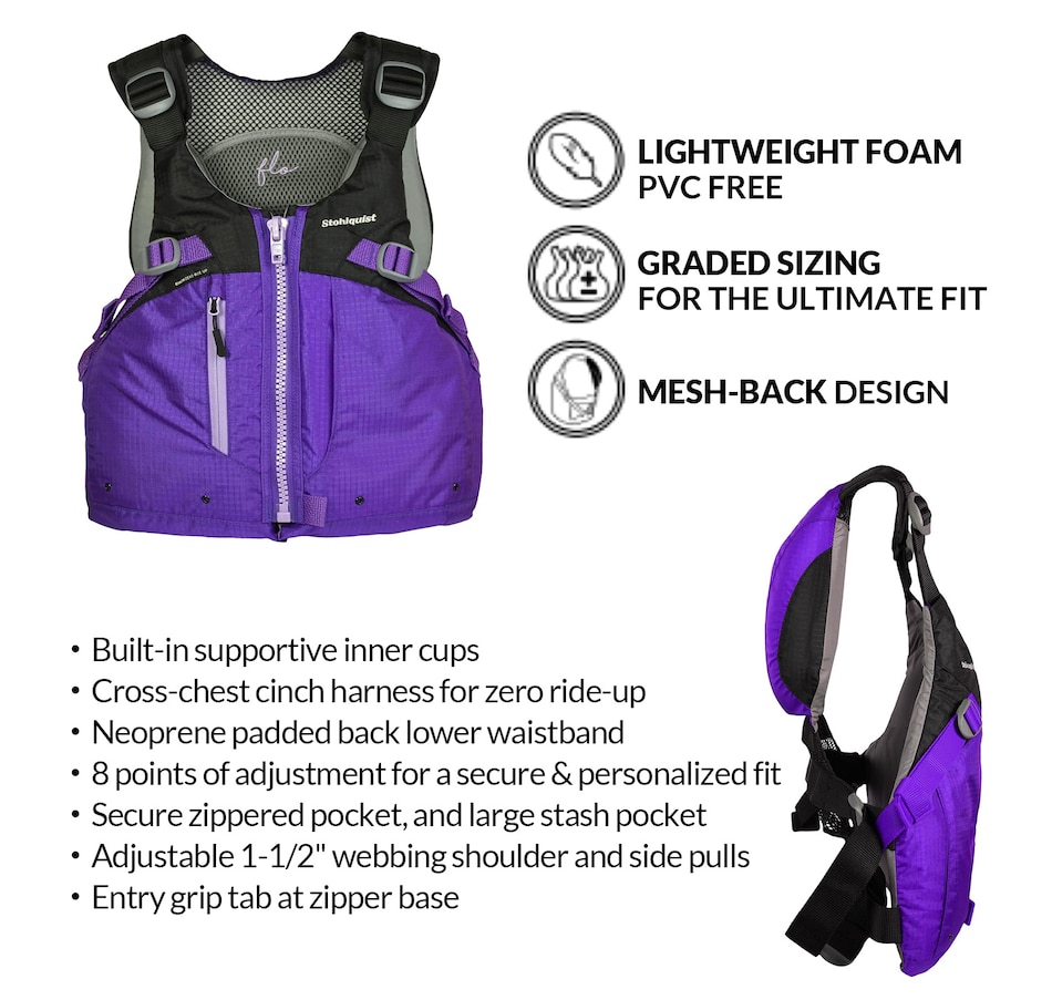 Image 840413_ALTMORE4.jpg, Product 840-413 / Price $164.99, Stohlquist Women's Flo Lifejacket PFD from stohlquist on TSC.ca's Health & Fitness department